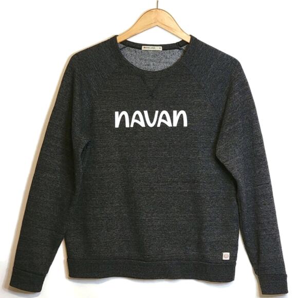 Marine Layer Navan Graphic Crew Neck Gray Sweatshirt Long Sleeve Casual Size M - Picture 10 of 10